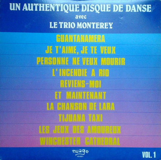 Un Authentique Disque De Danse Avec Le Trio Monterey Vol. 1 | Rectangle Triangle  
