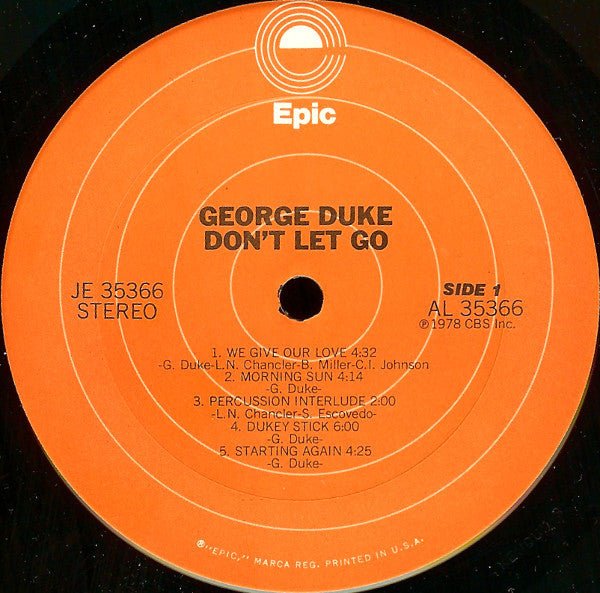 Don't Let Go 2 George Duke