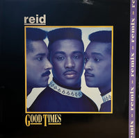 Rectangle Triangle Good Times (Remix) album cover featuring vibrant abstract artwork with bold colors and dynamic design.