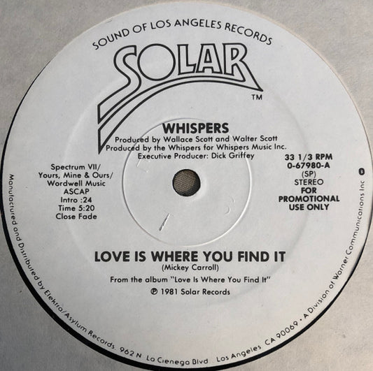 Love Is Where You Find It