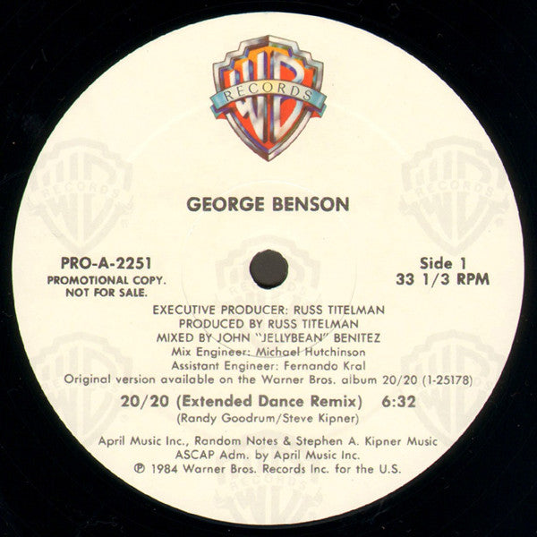 20/20 (Extended Dance Remix) George Benson