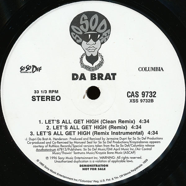 Keepin' It Live / Let's All Get High Da Brat