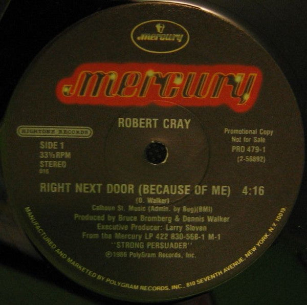 Right Next Door (Because Of Me) Robert Cray