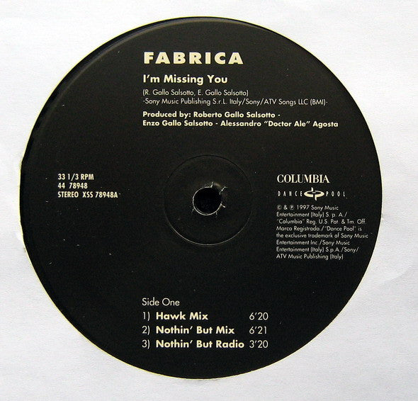 I'm Missing You Fabrica