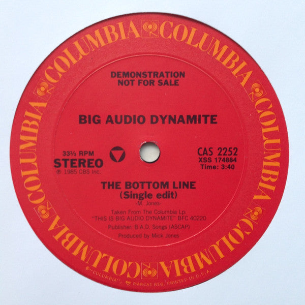 The Bottom Line Big Audio Dynamite