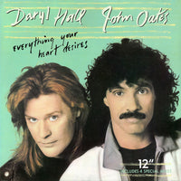 Daryl Hall & John Oates - Everything Your Heart Desires, 12" vinyl, on Arista (1988)