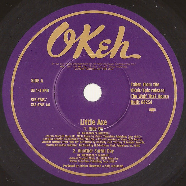 Ride On / Another Sinful Day Little Axe