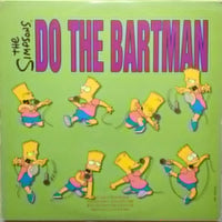 Rectangle Triangle "Do The Bartman" graphic T-shirt featuring a colorful cartoon character design on white fabric.