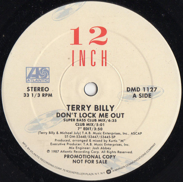 Don't Lock Me Out Terry Billy