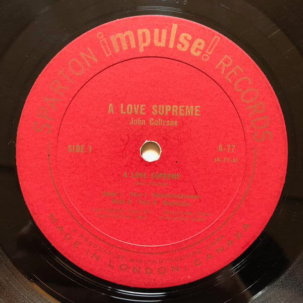 A Love Supreme John Coltrane