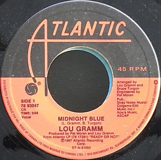 Lou Gramm - Midnight Blue / Chain Of Love