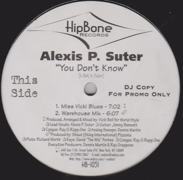 You Don't Know Alexis P. Suter