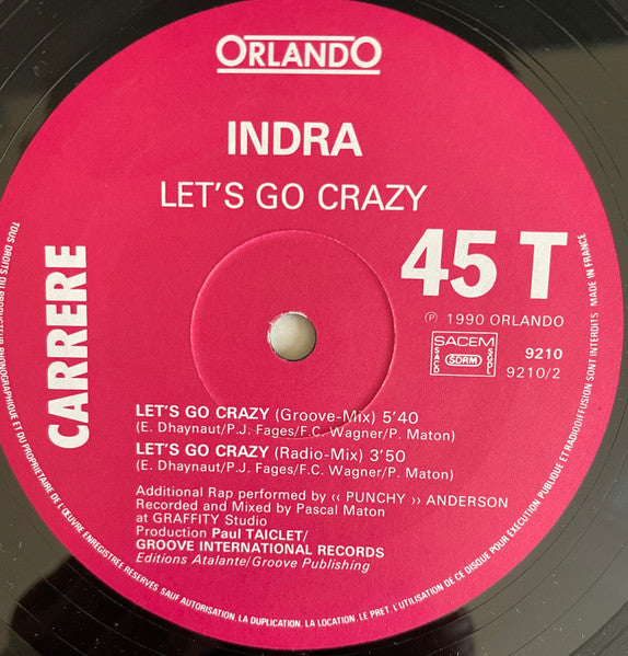 Let's Go Crazy Indra