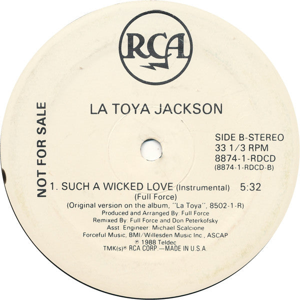 Such A Wicked Love La Toya Jackson