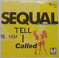 Rectangle Triangle Tell Him I Called 12-inch Watermix product with vibrant, colorful design featuring bold text on a smooth surface.