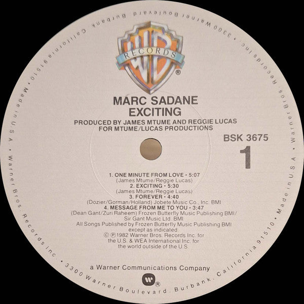 Exciting Marc Sadane