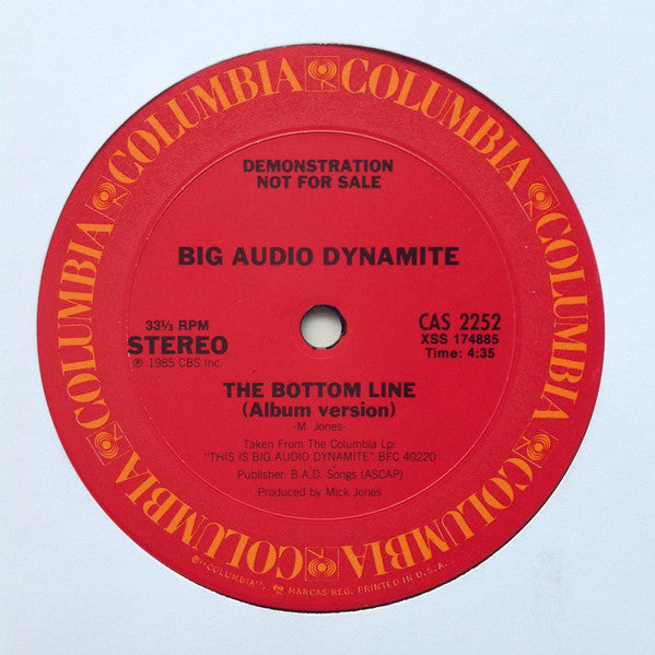 The Bottom Line Big Audio Dynamite