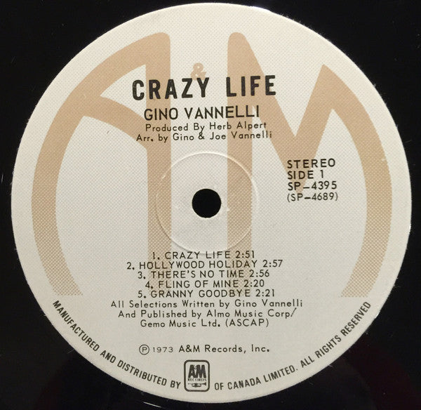 Crazy Life Gino Vannelli