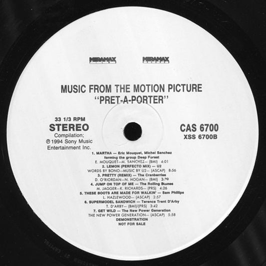 Pret-A-Porter: Music From The Motion Picture | Rectangle Triangle  