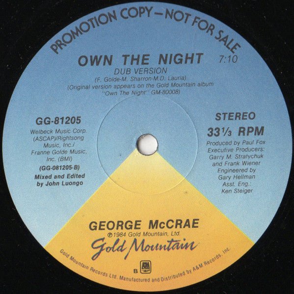 Own The Night 2 George McCrae