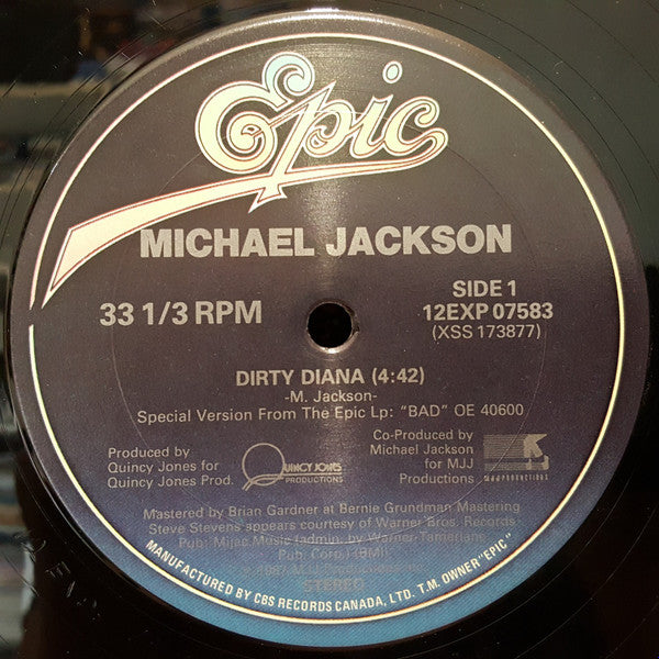 Dirty Diana Michael Jackson