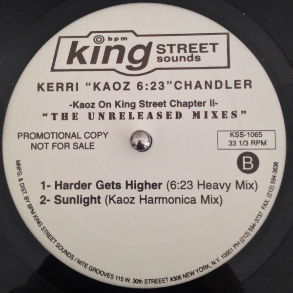 Kaoz On King Street Chapter II (The Unreleased Mixes)