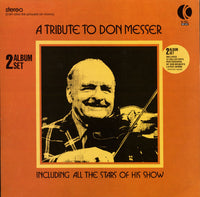 Rectangle Triangle's "A Tribute To Don Messer" album cover featuring vintage folk music artwork and nostalgic imagery.