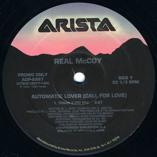 Automatic Lover (Call For Love) Real McCoy