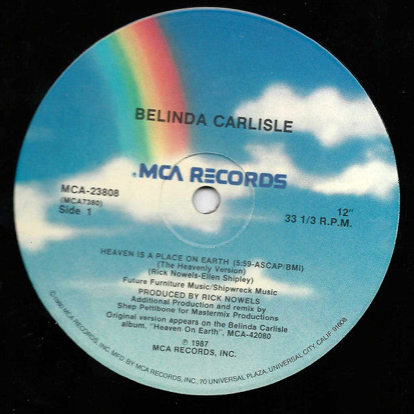 Heaven Is A Place On Earth (12" Version) Belinda Carlisle