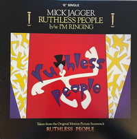 Mick Jagger - Ruthless People, 12" vinyl, on Epic (1986)