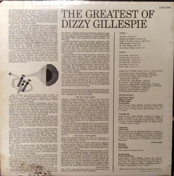 The Greatest Of Dizzy Gillespie
