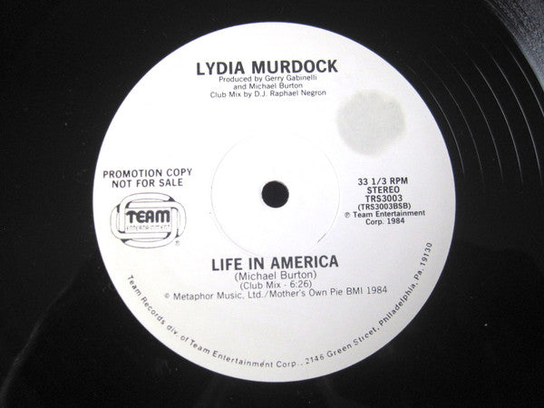 Life In America Lydia Murdock