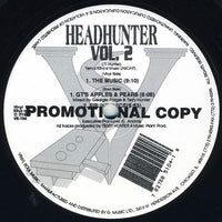 Cover art for Headhunter Vol. 2 by Rectangle Triangle, featuring abstract illustration with bold colors and dynamic design elements.