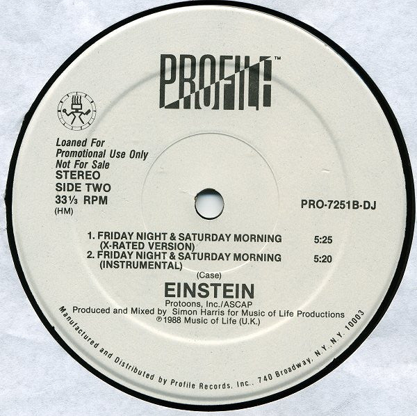 Friday Night & Saturday Morning Einstein (2)