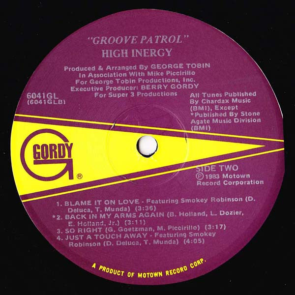 Groove Patrol High Inergy