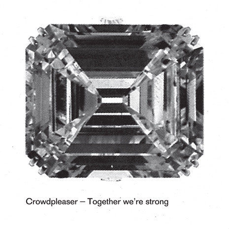 Rectangle Triangle "Together We're Strong" motivational wall art featuring bold typography on a neutral background.