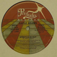 Gayle Adams - Stretch In Out / Your Love Is A Life Saver, 12" vinyl, on Prelude Records (1980)