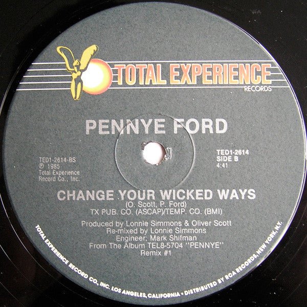 Dangerous / Change Your Wicked Ways Penny Ford