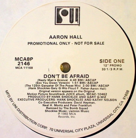 Don't Be Afraid Aaron Hall