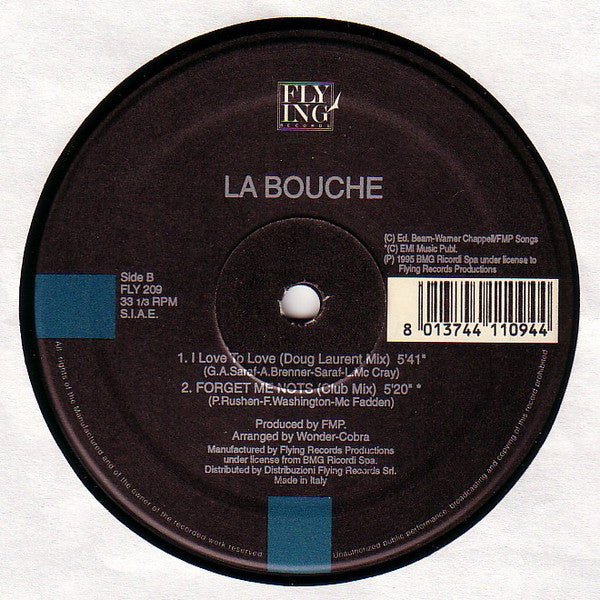 I Love To Love / Forget Me Nots La Bouche