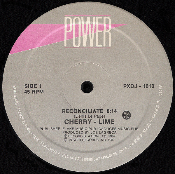 Reconciliate / Do You Like It Cherry Lime