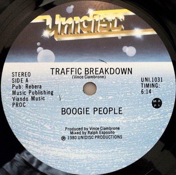Rectangle Triangle Traffic Breakdown / Disco's My Life album cover with vibrant abstract artwork and bold text elements.