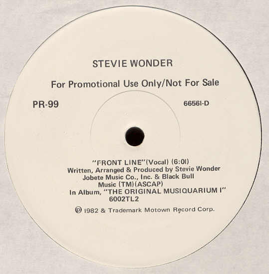 Do I Do / Front Line Stevie Wonder
