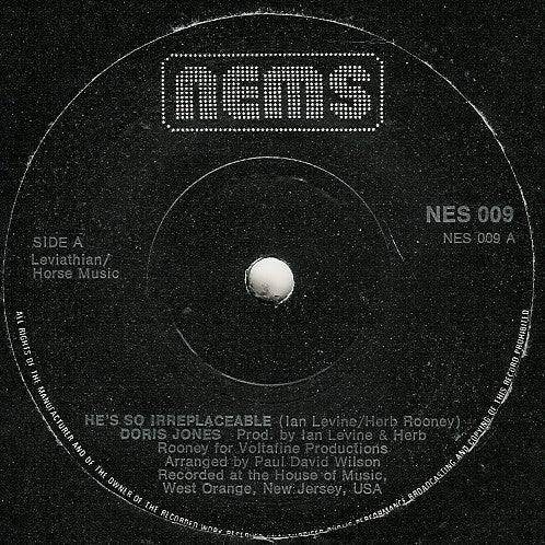 Doris Jones - He's So Irreplaceable