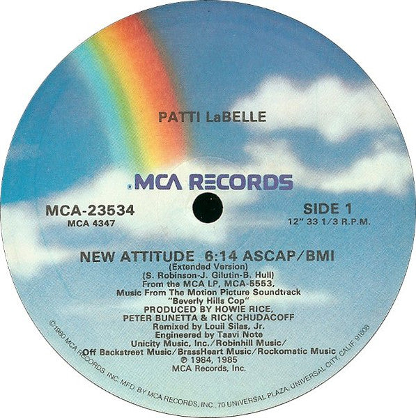 New Attitude / Axel F 2 Patti LaBelle,Harold Faltermeyer