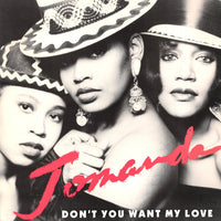 Rectangle Triangle Don't You Want My Love album cover featuring abstract geometric shapes and bold typography.