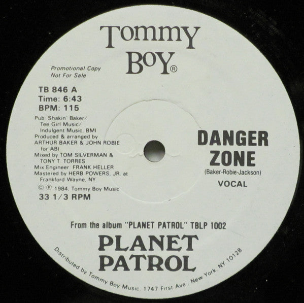 Danger Zone Planet Patrol