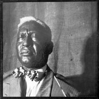 Close-up of the album cover for Leadbelly's Last Sessions Volume Two by Rectangle Triangle, featuring vintage-style artwork.