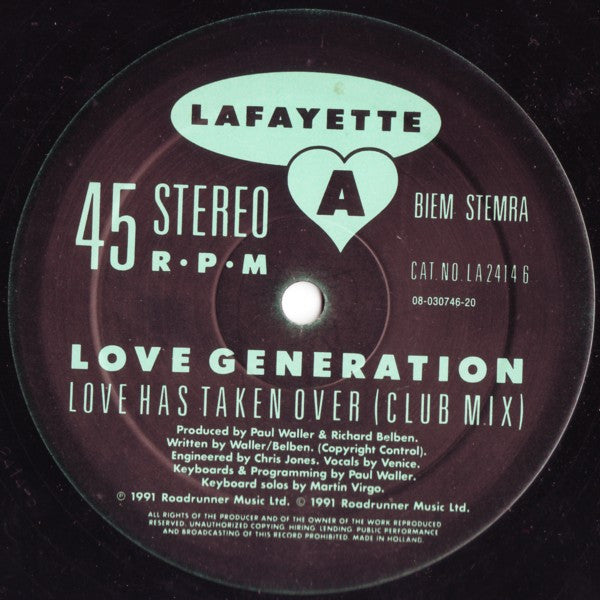 I Love NY EP Vol 1 Love Generation (3)
