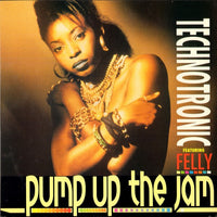Rectangle Triangle Pump Up The Jam album cover featuring vibrant abstract artwork and bold typography.